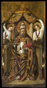 Heiliger Petrus auf dem Thron von the Elder Rodrigo de Osona