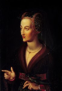 Porträt von Isabella von Portugal, Herzogin von Burgund (1397-1472) von vincent Nicolas Raverat