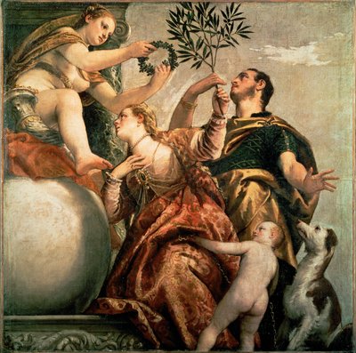 Allegorie der Liebe: die glückliche Vereinigung von (1528-88) Veronese