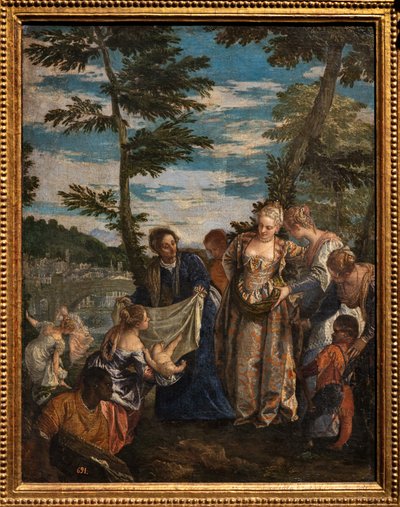 Die Auffindung des Mose von (1528 88) Veronese