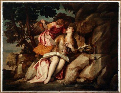 Darstellung von Maria Magdalena mit einem Engel von Veronese