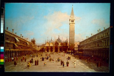 Piazza San Marco in Richtung Basilika San Marco von (1697 1768) Canaletto