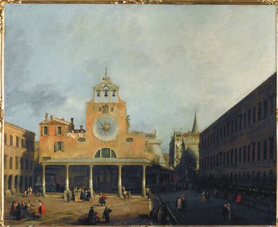 Der Platz vor San Giacomo di Rialto, Venedig von (1697-1768) Canaletto