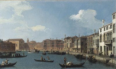 Ansicht des Santa Chiara Kanals, Venedig, ca. 1730 von (1697 1768) Canaletto