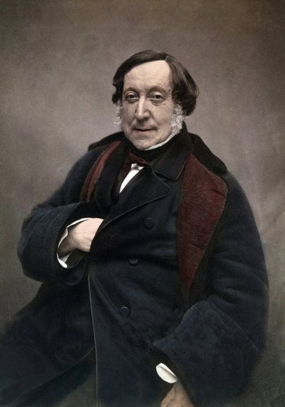 Gioachino (Antonio) Rossini (1792-1868) italienischer Komponist. nach einem Foto von Nadar von Nadar