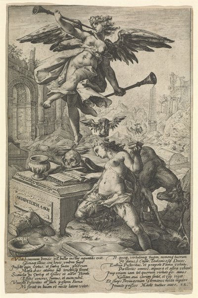 Ruhm und Geschichte, nach 1586 von (after) Dutch School
