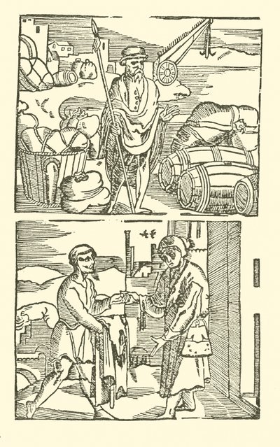 Illustration für The Roxburghe Ballads von (after) English School