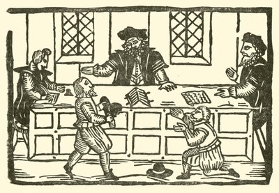 Illustration für The Roxburghe Ballads (Holzschnitt) von (after) English School