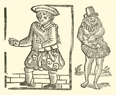 Illustration für The Roxburghe Ballads (Holzschnitt) von (after) English School