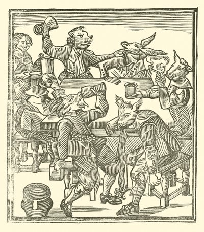 Illustration für The Roxburghe Ballads von (after) English School