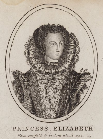 Prinzessin Elizabeth, Tochter von König Heinrich VIII und Anne Boleyn von (after) English School