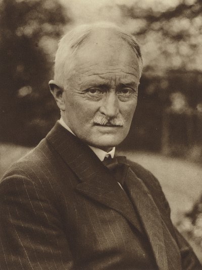 John Masefield, englischer Dichter (s/w Foto) von (after) English photographer