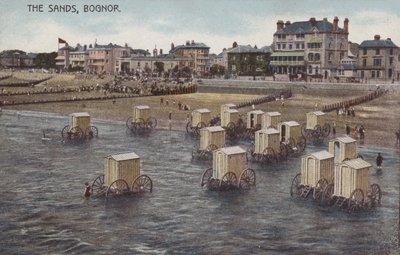 Der Strand, Bognor (Farbfoto) von (after) English photographer