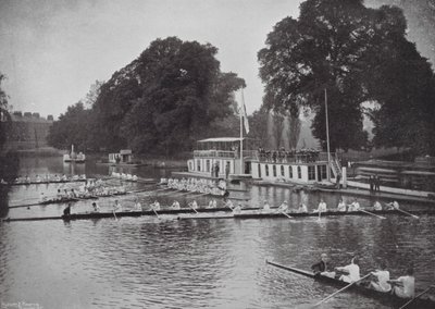 Die Themse in Oxford, Die Achter nach einem Rennen von (after) English photographer
