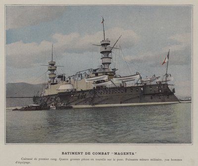 Kampfschiff "Magenta" von (after) French Photographer