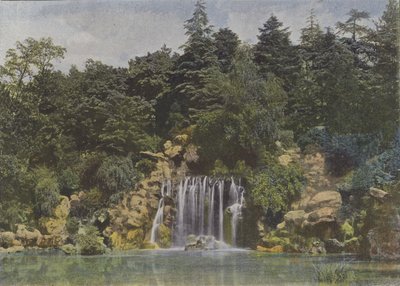 Bois de Boulogne, Der Wasserfall von (after) French Photographer