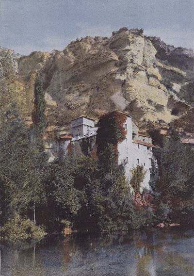 Chateau de la Caze (farbiges Foto) von (after) French Photographer