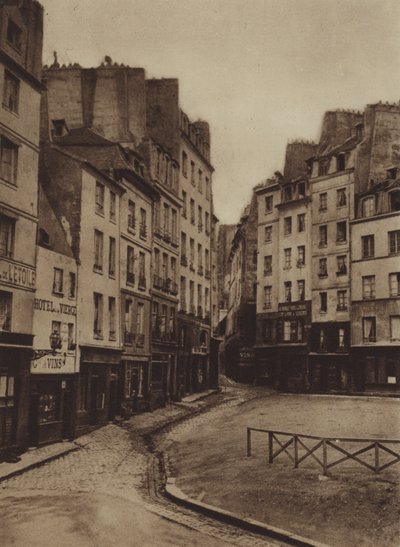 Ecke der Straßen Jean-de-Beauvais und Lanneau von (after) French Photographer