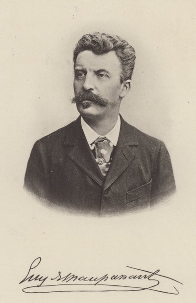 Guy de Maupassant, französischer Kurzgeschichtenautor und Romanautor von (after) French Photographer