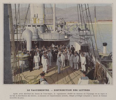 Der Feldpostmeister, Briefverteilung von (after) French Photographer