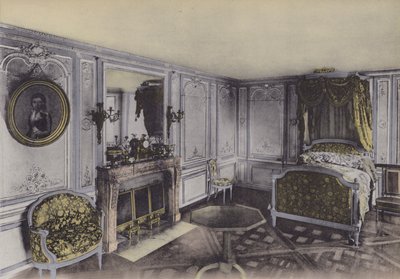 Kleines Trianon, Schlafzimmer von Marie-Antoinette von (after) French Photographer