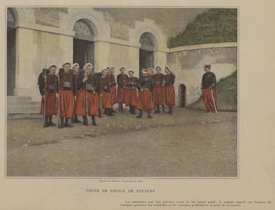 Zouaven-Polizeiposten von (after) French Photographer