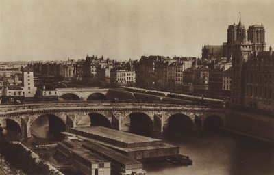 Quais Desaix und Napoleon, heute Quai de la Corse von (after) French Photographer