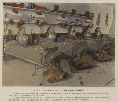 Waffen- und Geschirrinspektion von (after) French Photographer