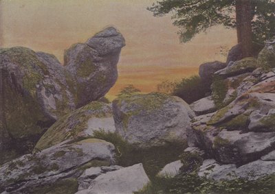 Felsen des Mont Ussy von (after) French Photographer