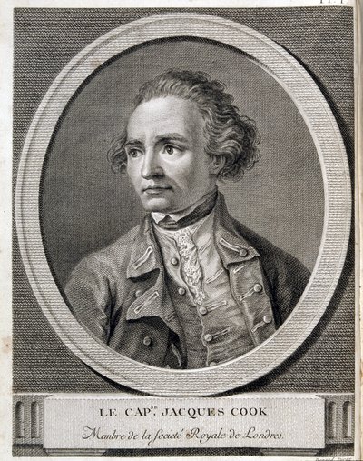 Kapitän James Cook, Mitglied der Royal Society of London von (after) French School