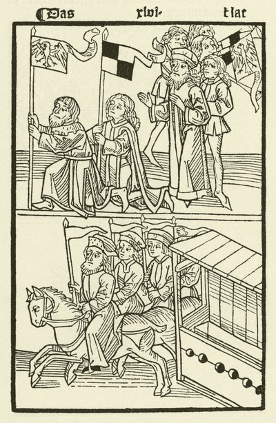 Investitur von Friedrich I. aus dem Haus Hohenzollern als Markgraf von Brandenburg von (after) German School