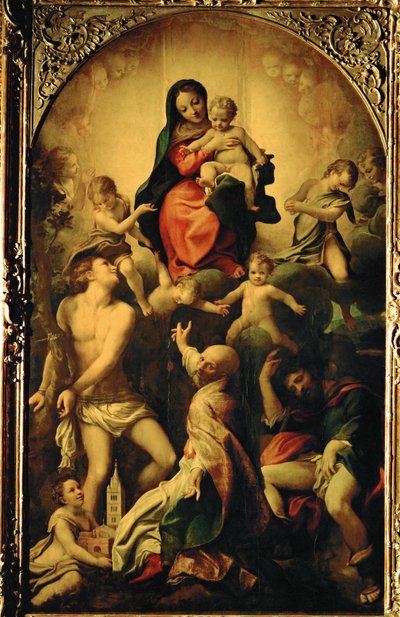 Die Madonna des heiligen Sebastian von (c.1489 1534) Correggio