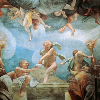 Epheben auf dem Balkon (Detail) von (c.1489 1534) Correggio
