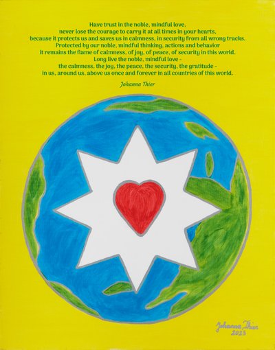 Der Stern der edlen, achtsamen Liebe für alle Menschen dieser Welt von Johanna Thier