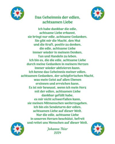 Das Geheimnis der edlen, achtsamen Liebe von Johanna Thier