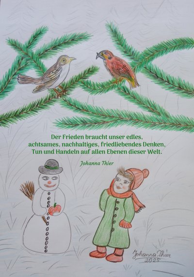Ruhe, Stille, Frieden, Freude von Johanna Thier