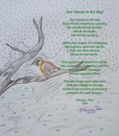 Unsere Wolken am Himmel! von Johanna Thier