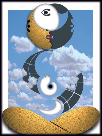Vor-Bild (III) (aus der Serie Prinz Vogelfrei) von Alexander Eibach