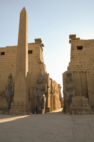 Luxor-Tempel, antike ägyptische Architektur in Luxor von Albert Mansour