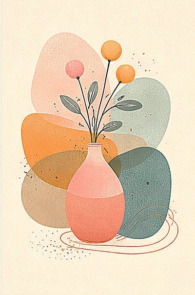 Blütenklang in Pastell von Nomi Morina