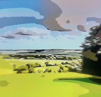 Digitale Landschaft 05 von M. Vet