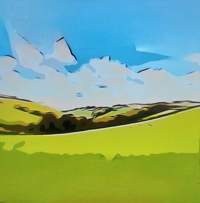 Digitale Landschaft 23 von M. Vet