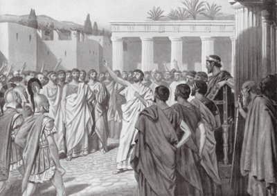Kongress der peloponnesischen Staaten in Sparta, 432 v. Chr. von A.C. Weatherstone