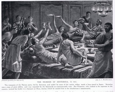 Der Mord an Sertorius 72 v. Chr. von A.C. Weatherstone