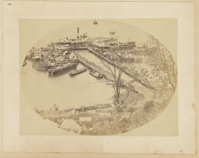 Unterer Kai, Belle Plain, USMRR Baukorps. 16. Mai 1864 von A.J. Russell