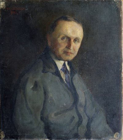 Porträt des Pianisten Konstantin Igumnov 1873-1948, 1930 von A.K. Elsner