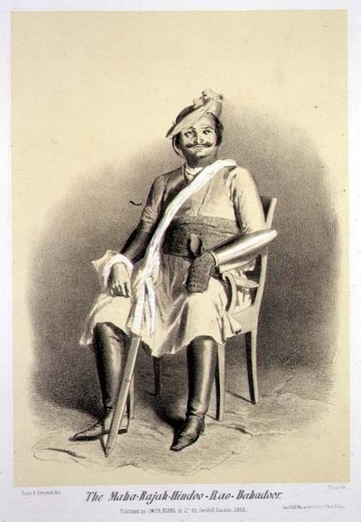 Der Maha-Rajah-Hindoo-Rao-Babadoor, aus 