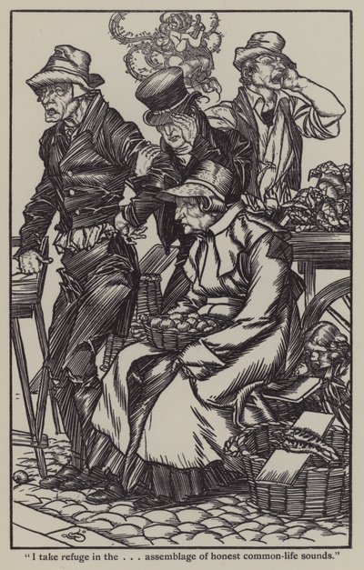 Illustration für The Essays of Elia von Charles Lamb von A. Garth Jones