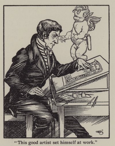 Illustration für The Essays of Elia von Charles Lamb von A. Garth Jones