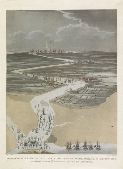 Britische Expedition nach Antwerpen, 1809 von A. Lutz